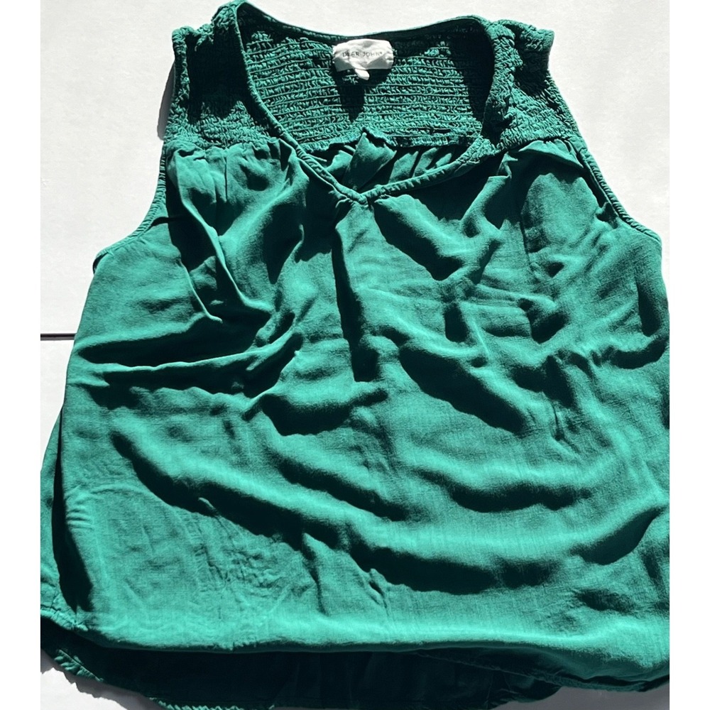 Dear John Women's -Size Large Green Sleeveless Top